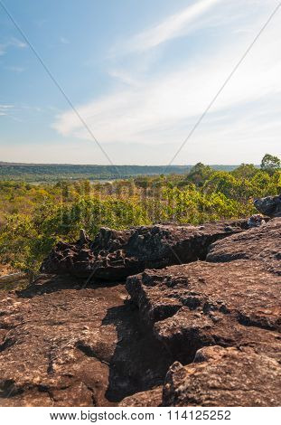 Lan Hin Tak Landscape, Amazing Natural Split Of Rock