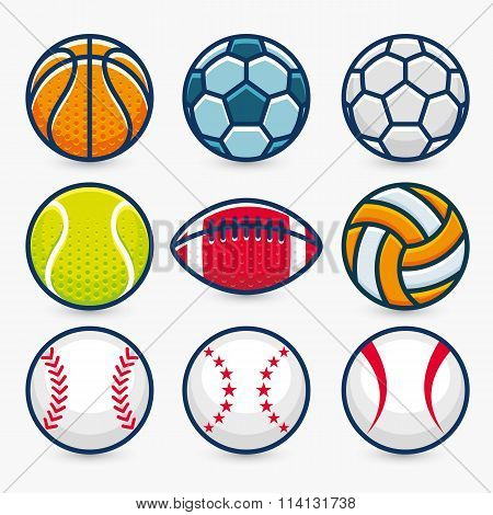 Set of Sport Balls