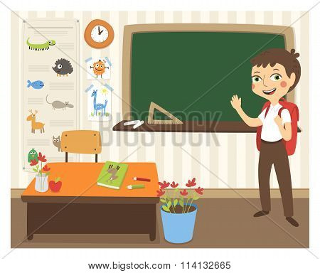 Back to school vector illustration.