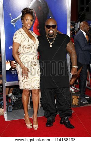 LOS ANGELES, CALIFORNIA - August 16, 2012. Cee-Lo and Viveca A. Fox at the Los Angeles premiere of 'Sparkle' held at the Grauman's Chinese Theatre, Los Angeles. 