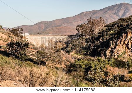 Sweetwater Dam in San Diego, California