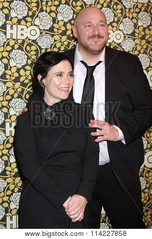 LOS ANGELES - JAN 10:  Alex Borstein, Will Sasso at the HBO Golden Globes After Party 2016 at the Beverly Hilton on January 10, 2016 in Beverly Hills, CA