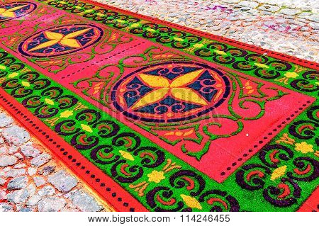 Holy Week Processional Carpet, Antigua, Guatemala