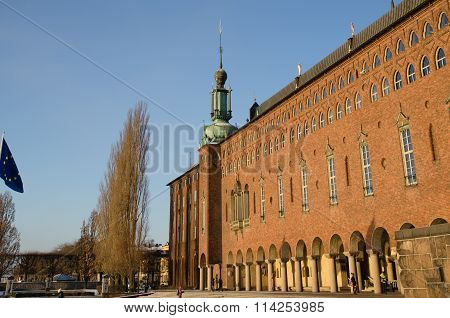 The City Hall In Stockholm, Sweden
