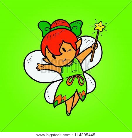 Cartoon fairy