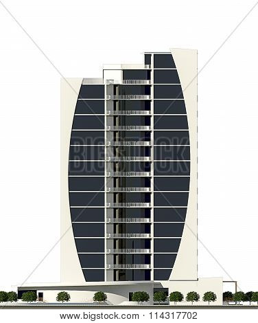 Business Centre Frontal Facade