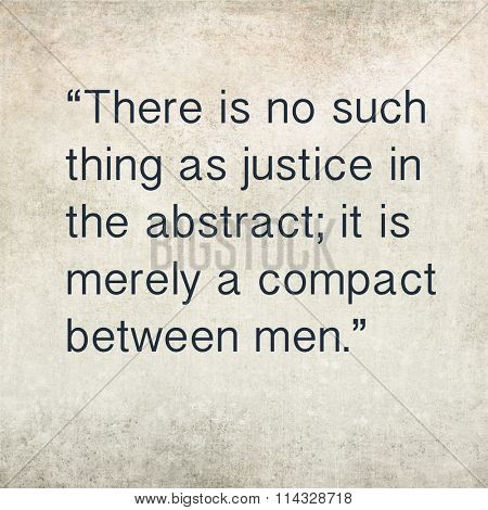 Inspirational quote by ancient Greek philosopher Epicurus on earthy background