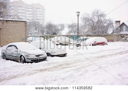 The Cyclone Daniella In Brisov-city