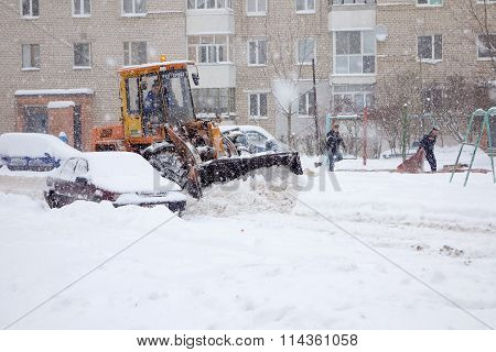 The Cyclone Daniella In Brisov-city