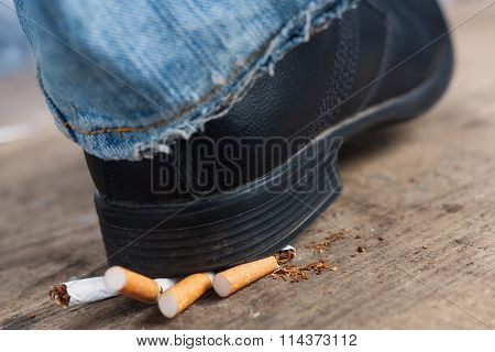 Man refuses to smoking