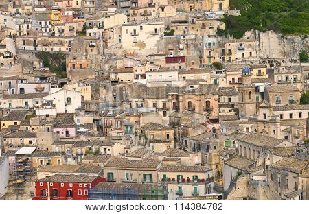 Ragusa Ibla medieval Cityscape