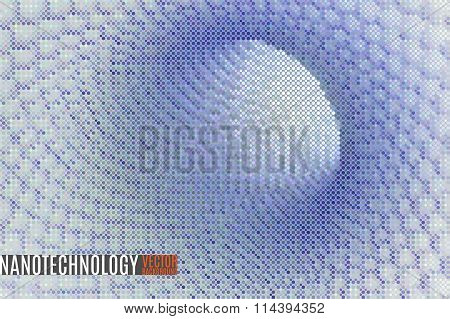 abstract scientific background