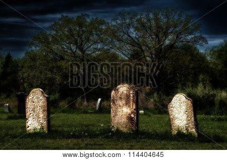 Spooky Old Graves