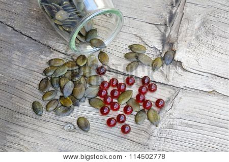 Pumpkin Oil In Capsules