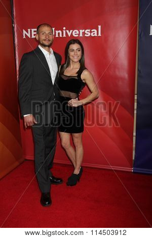 LOS ANGELES - JAN 14:  Brent Steffensen, Kacy Catanzaro at the NBCUniversal Cable TCA Press Day Winter 2016 at the Langham Huntington Hotel on January 14, 2016 in Pasadena, CA