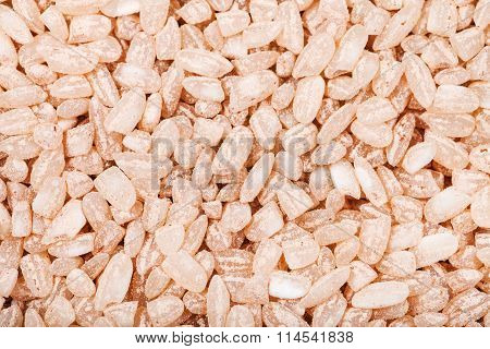 Medium-grain Red Matta (devzira) Rice Close Up