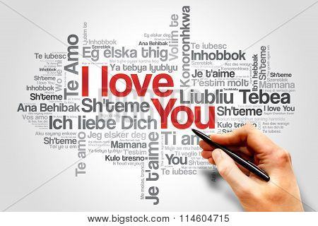 I Love You Greeting Card