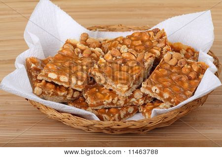 Peanut flødekaramel barer