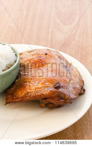 grilled chicken legs