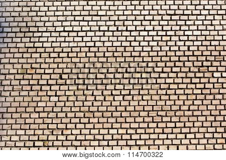 Brick grungy wall texture. Urban city background.