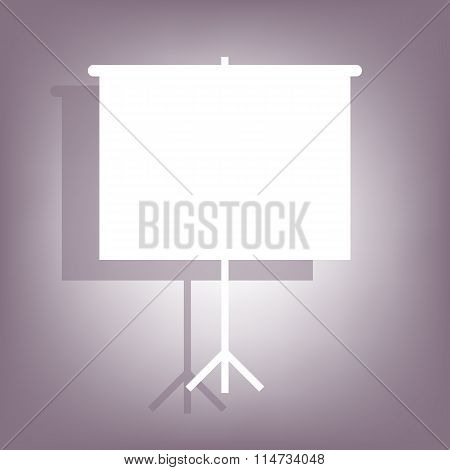Blank Projection screen icon