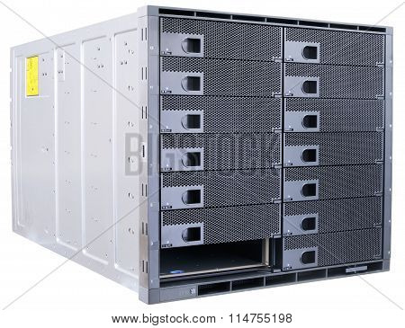 Blade Servers On White