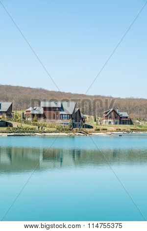 Quba - MARCH 26, 2015: Quba Rixos Hotel on March 26 in Azerbaijan, Quba. Quba Rixos Hotel is luxury hotel in northern Azerbaijan