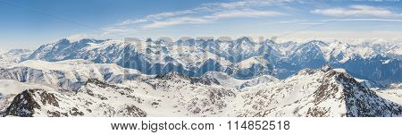 Panoramic view of the mountains