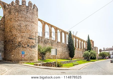 Castle Wall In Serpa, Portugal