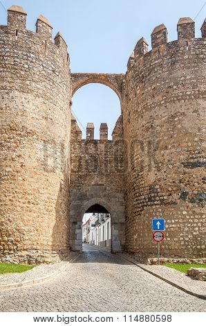Castle Entrance In Serpa