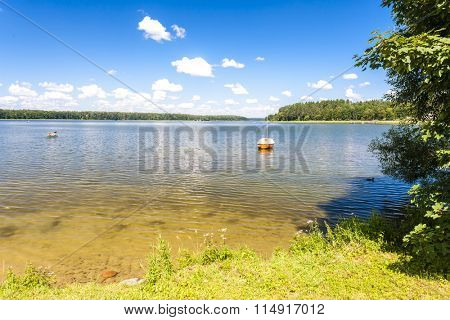 Dluzek lake, Warmian-Masurian Voivodeship, Poland