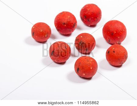 Carp Hook Boilies - Fishing Bait Close Up