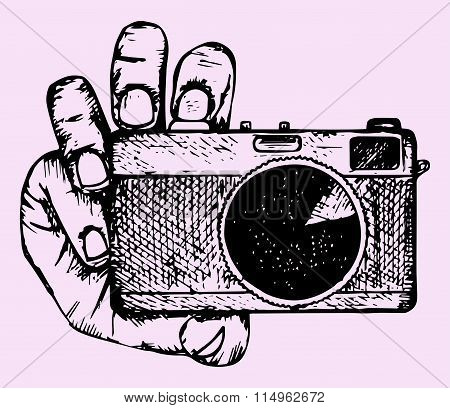 Camera in hand
