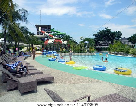 Swimming Pool at the Imperial Palace in the Philippines