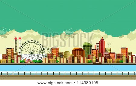 Modern City Landscape