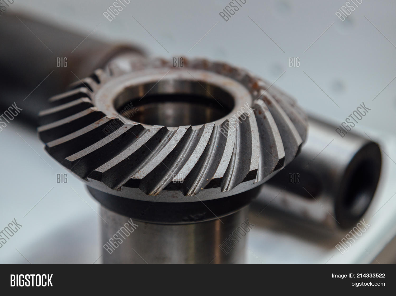 Bevel Gear On Shaft, Image & Photo (Free Trial) Bigstock