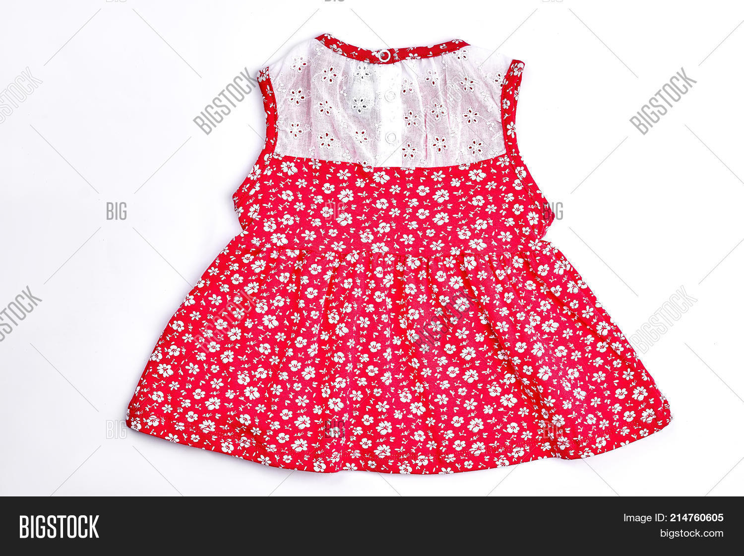girl in a red sundress