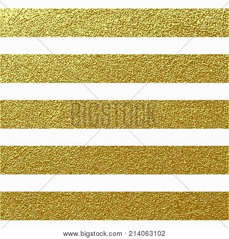 Abstract Gold Glitter Geometric Vector Background.