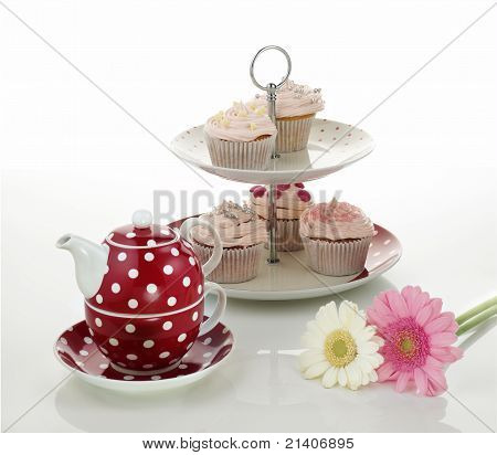 Cup cakes em stand