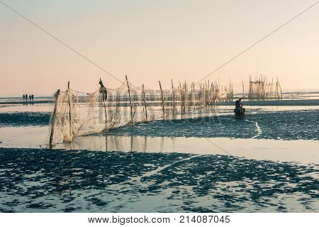 Coast of the Persian Gulf at the Bander-Abbas city