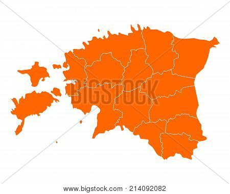 Map Of Estonia