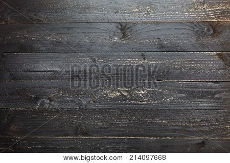 Black Wooden plank for design and backgroundnature texture for add your text or graphic design.