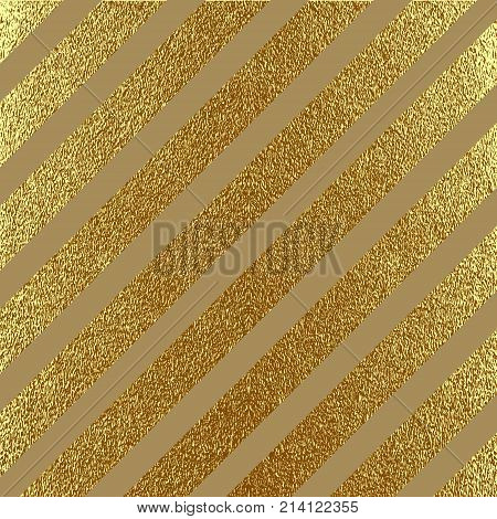 Abstract Gold Glitter Geometric Vector Background.
