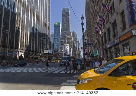 Manhattan, New York. Seventh Avenue.