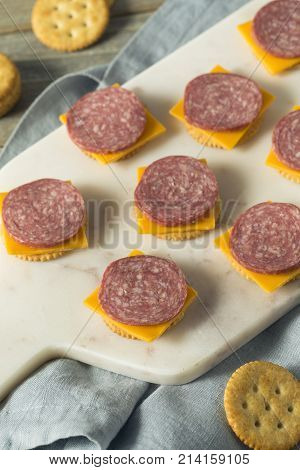Savory Homemade Cheese Meat And Cracker Hor Dourves