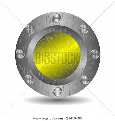 Pulsante metallico