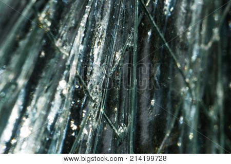 cracked glass cracked glass macro photo in the context of