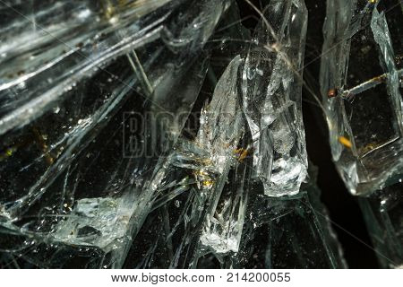 cracked glass cracked glass macro photo in the context of