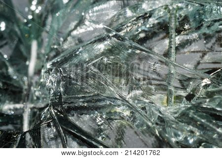 cracked glass cracked glass macro photo in the context of