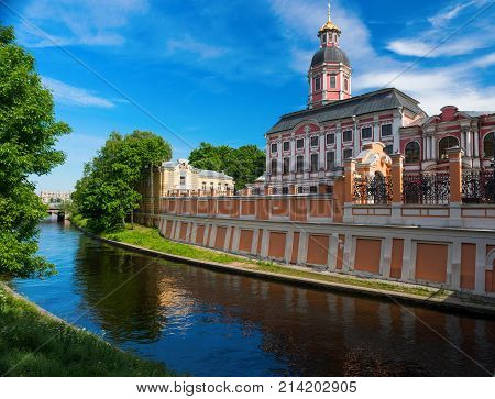 Alexander Nevsky Lavra In St. Petersburg.